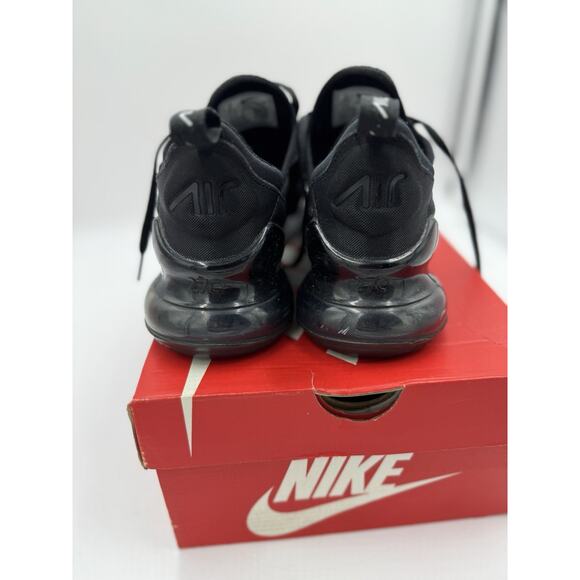 Size 6 (GS) - Nike Air Max 270 Low Triple Black - 943345-001 - Picture 4 of 8